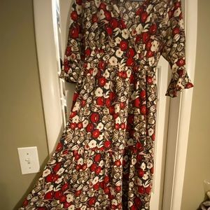 Floral midi/maxi dress